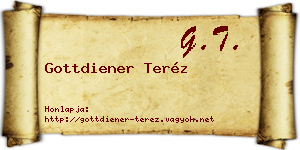 Gottdiener Teréz névjegykártya